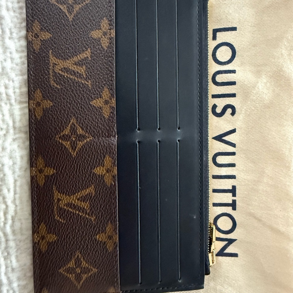 Louis Vuitton Brown and Gold Monogram Pouch